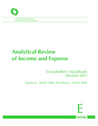 Comptroller's Handbook: Analytical Review of Income and Expense Cover Image